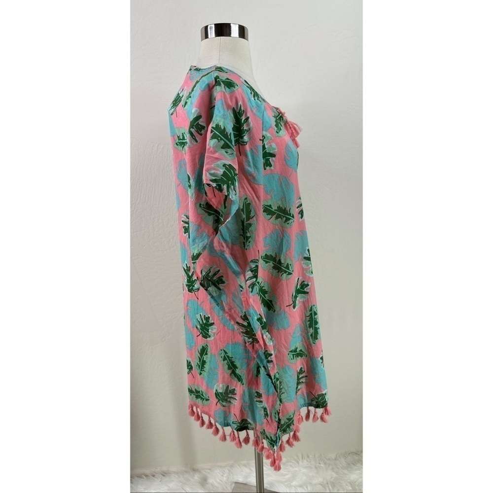 J. Crew Tropical Fringed Tunic Top - Picture 3 of 11